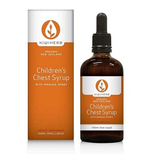KiwiHerb children's chest syrup 有机麦卢卡蜂蜜儿童止咳糖浆 200ml-保质期-2027...