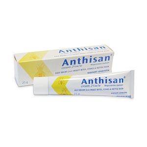 Anthisan 蚊虫叮咬杀菌消肿止痒药膏 儿童用安全 25g-药房采购-保质期-2026.09