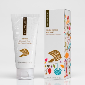 雪果 SNOWBERRY 天然植物洗面奶洁面乳 100ml-无保质期
