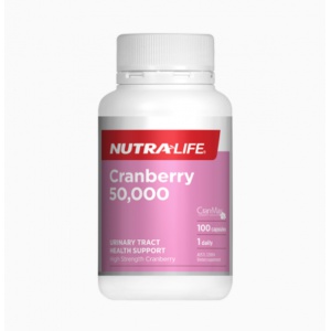 Nutralife 纽乐 蔓越莓胶囊50000mg 100粒-保质期-2028.9