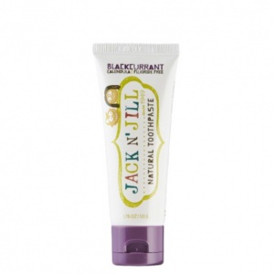 Jack N‘ Jill 天然有机无氟可吞食儿童牙膏 黑加仑口味50g