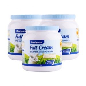 AU-美可卓蓝胖子全脂成年人奶粉1KG*3罐【2027.04】