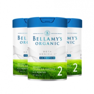 AU-Bellamy's 贝拉米有机白金A2-2段 800g*3罐【2027.02】