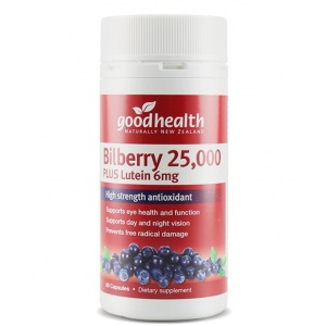 Good Health 好健康 护眼越桔+叶黄素6mg胶囊 60粒【2028.05】