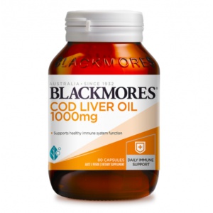 Blackmores 澳佳宝 鳕鱼鱼肝油 1000mg 80粒【2029.03】