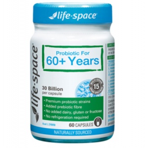 Life Space 老年益生菌胶囊60+ 60粒-日期-2027.01