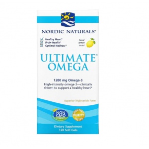 Nordic Naturals 挪威小鱼 柠檬味成年人鱼油120粒-保质期-2027.2