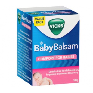 Vicks Baby Balsam 宝宝伤风感冒舒缓膏止咳通鼻 100g