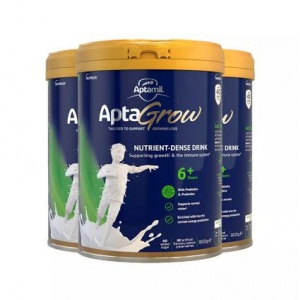 AU Aptamil爱他美儿童成长奶粉 6+段(6-10岁)900g*3罐【2026.08】