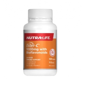 Nutralife 纽乐 1000mg酯化维他命C+生物类黄酮100粒--2027.01