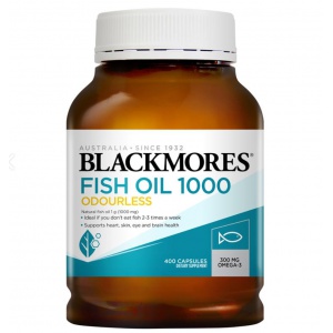 Blackmores 澳佳宝 无腥味深海鱼油1000mg 400粒【2027.06】