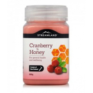 Streamland 新溪岛 蔓越莓水果蜂蜜 500g-保质期-2025.3