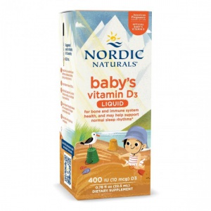 Nordic Naturals 挪威小鱼 婴儿维生素D3 22.5ml-保质期-2026.12