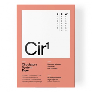 SRW Cir¹ 呵护心脑血管内皮姜黄素心脑通胶囊维生素K2 60粒