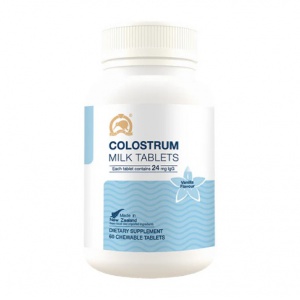 Gold Kiwi 金奇维 儿童牛初乳咀嚼片（香草味）60片【2026.02】