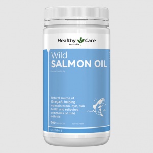 Healthy Care 野生三文鱼油1000mg 500粒-保质期-2027.1