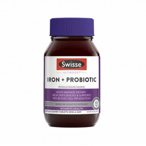 Swisse 铁+益生菌红润瓶 30粒【2026.07】