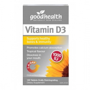 Good Health 好健康 Vitamin D3 1000IU 120粒【2028.11】