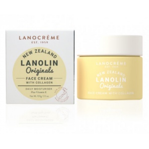 Lanocreme 兰侬 黄色 海洋胶原蛋白 绵羊油 面霜 100g-保质期-2027.8