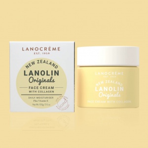 Lanocreme 兰侬 黄色 海洋胶原蛋白 绵羊油 面霜 100g-保质期-2027.8