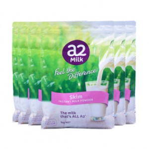 【顺丰新西兰直邮】A2成年人脱脂袋装1kg*6袋-保质期-2027.04