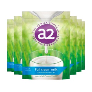 【顺丰新西兰直邮】A2成年人全脂袋装1kg*6袋-保质期-2027.01