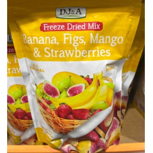 DJ&A 天然香蕉芒果草莓干200g-保质期-2026.1