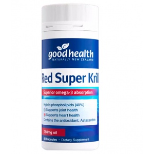 Good health 好健康 红磷虾油胶囊虾青素1000mg 60粒【2027.08】