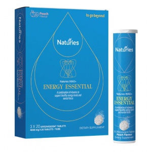 Naturies 奈氏力斯 活力本源精华泡腾片 60t-保质期-2027.1