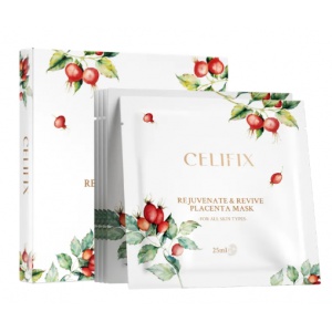 CELIFIX 焕颜盈润羊胎素面膜 25ml 5片/盒-保质期-2027.11