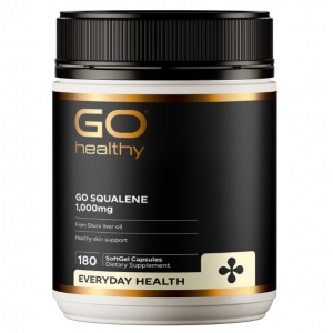 GO Healthy 高之源 天然角鲨烯1000mg 180粒-保质期-2028.01