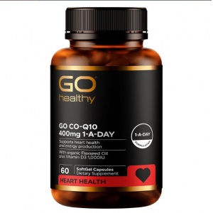 GO Healthy 高之源 心脏辅酶COQ10 400mg 60粒【2028.08】