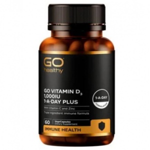 GO Healthy 高之源 维生素D3胶囊 60粒-保质期-2028.6