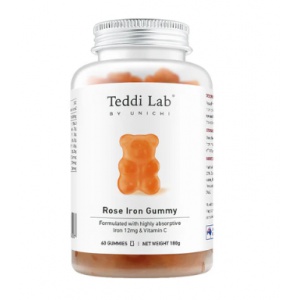 Unichi 玫瑰铁软糖 60 粒-保质期-2027.1