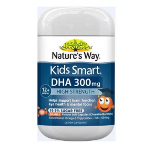 Natures Way 佳思敏高含量DHA300mg胶囊 50粒--保质期2027.03