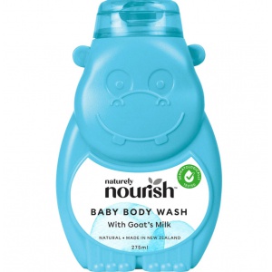 Naturely Nourish 蓝瓶 河马宝宝 婴儿羊奶沐浴露 275ML  2027.05