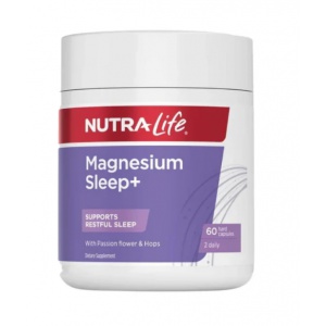 Nutralife 纽乐 睡“镁”人纯草本助眠胶囊 60粒-保质期-2028.4