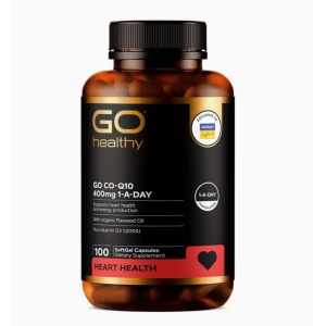 GO Healthy 高之源 心脏辅酶COQ10 400mg 100粒-保质期-2027.11