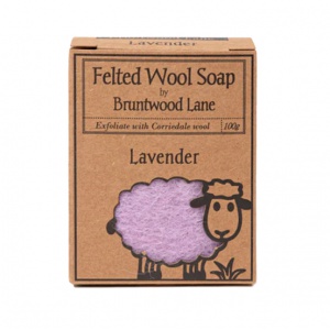 Felted Wool Soap Lavender Soap 100g--羊毛香皂薰衣草-无保质期